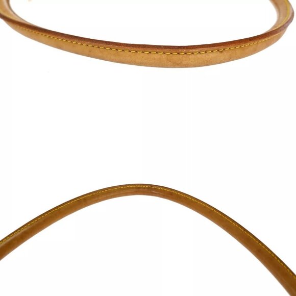 LOUIS VUITTON Logo Looping GM Shoulder Bag Monogram Leather Brown M51145 73ED287 - Picture 8 of 16